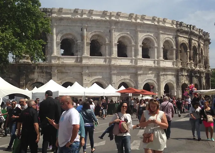 Πανσιόν Confortable De Entre Nimes, Le Pont Du Gard, Uzes, Arles, Avignon